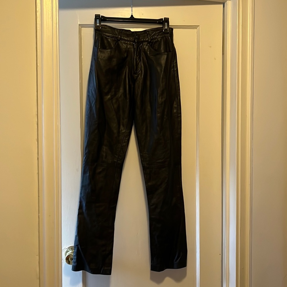 Madiskin genuine leather pants size 2